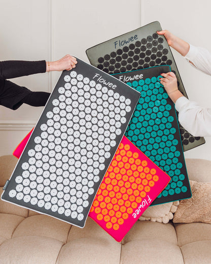Spijkermat ECO Set - Fuchsia met oranje