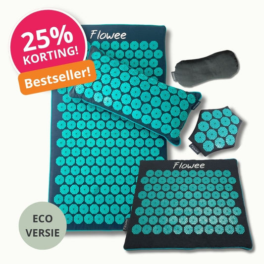 Spijkermat ECO Relaxset PRO - Grijs met zeegroen