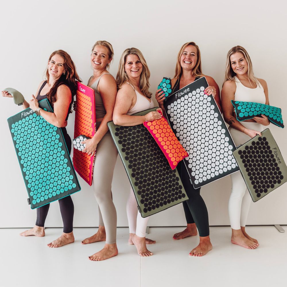 Relaxset PRO - Spijkermat ECO - Groen met Grijs