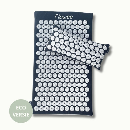 Spijkermat ECO Set - Grijs met wit