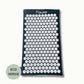 Grijze Flowee ECO spijkermat met witte spikes.