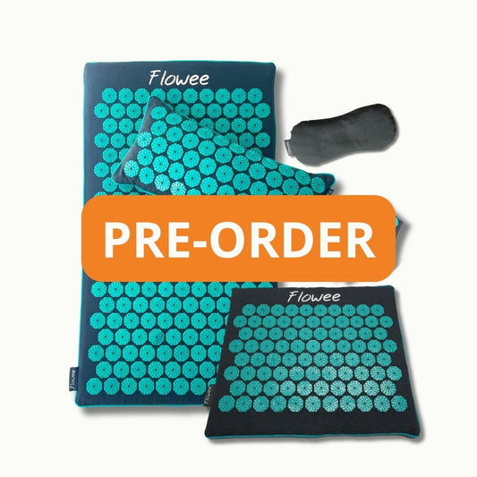 PRE-ORDER: Spijkermat ECO Relaxset PRO - Grijs met zeegroen