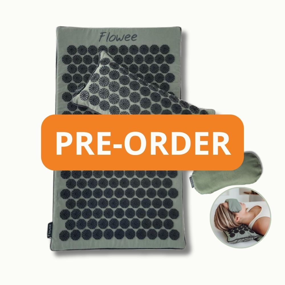 PRE-ORDER: Spijkermat ECO Relaxset - Groen met grijs