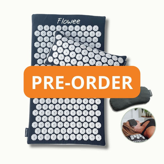 PRE-ORDER: Spijkermat ECO Relaxset - Grijs met wit