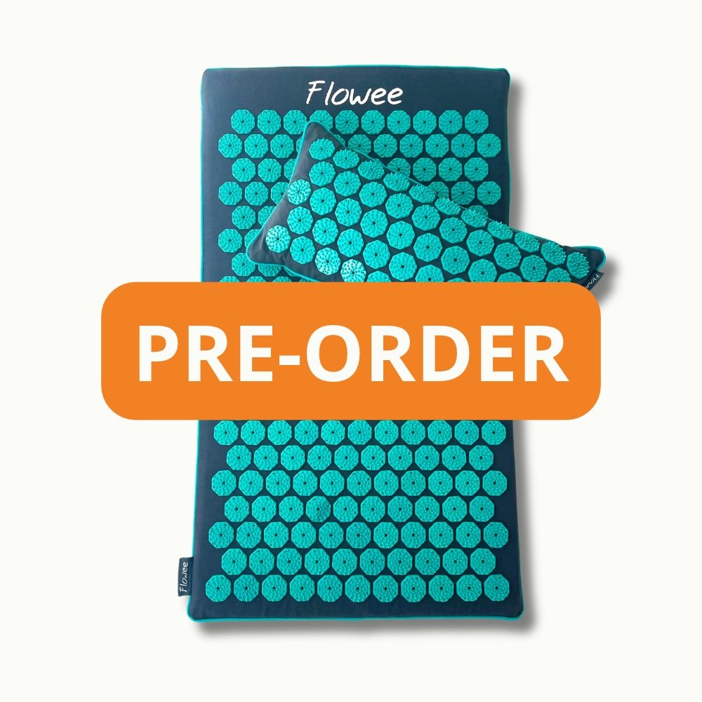 PRE-ORDER: Spijkermat ECO Set - Grijs met zeegroen