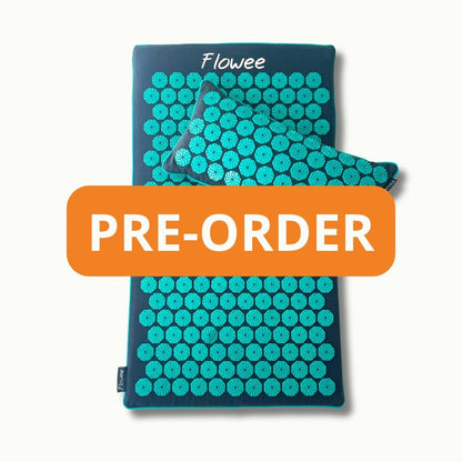 PRE-ORDER: Spijkermat ECO Set - Grijs met zeegroen