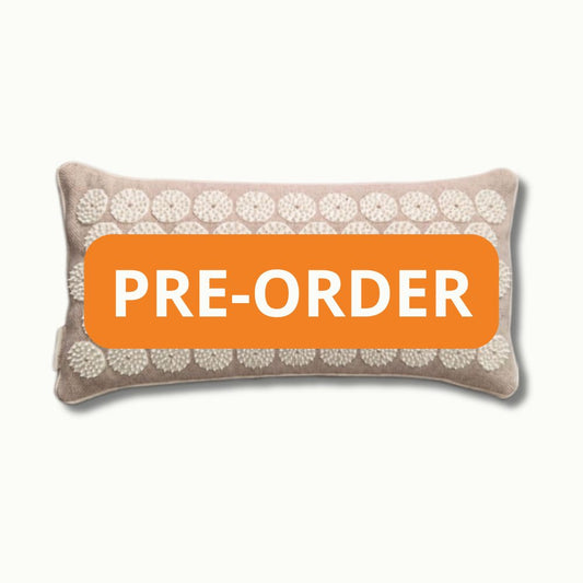 Flowee Spijkermat ECO kussen Zand gemaakt van jute. Pre-order