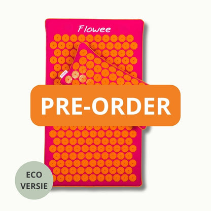 PRE-ORDER: Spijkermat ECO Set - Fuchsia met oranje
