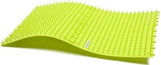 De typische velgroene Zweedse spijkermat